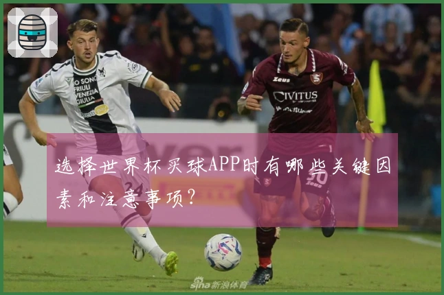 选择世界杯买球APP时有哪些关键因素和注意事项？